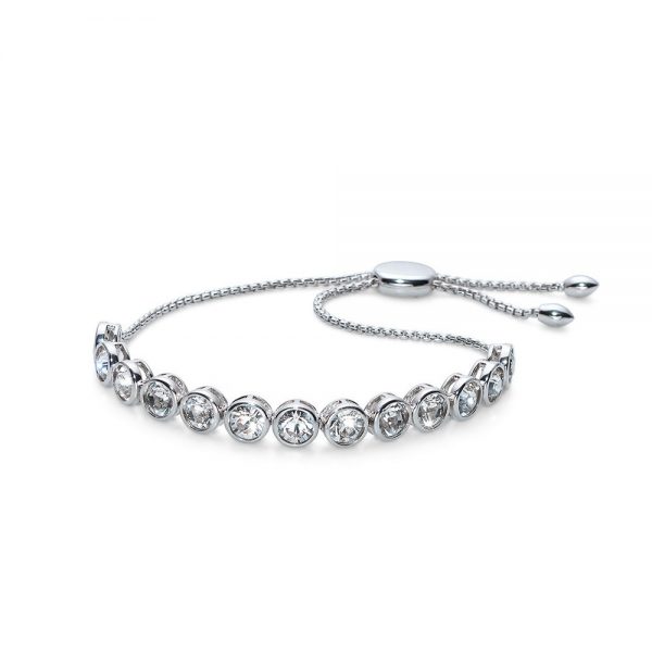 Pulsera Soon rodio cristal