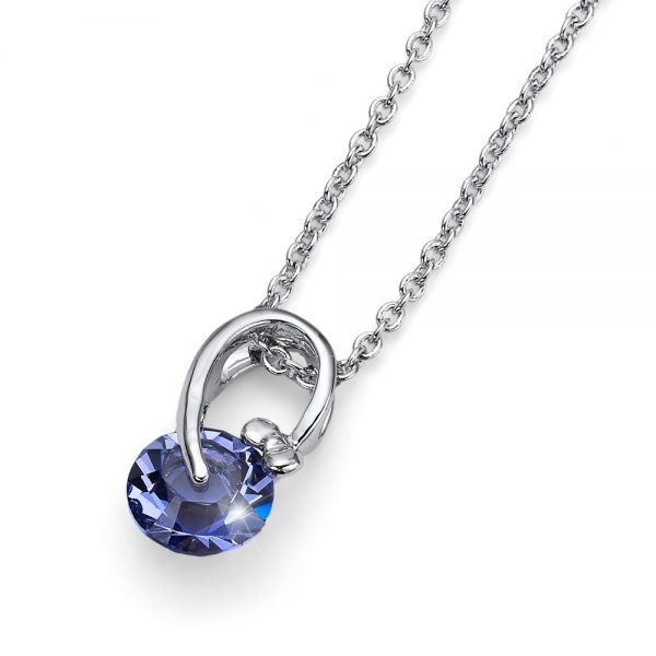 Colgante Dream rodio tanzanite
