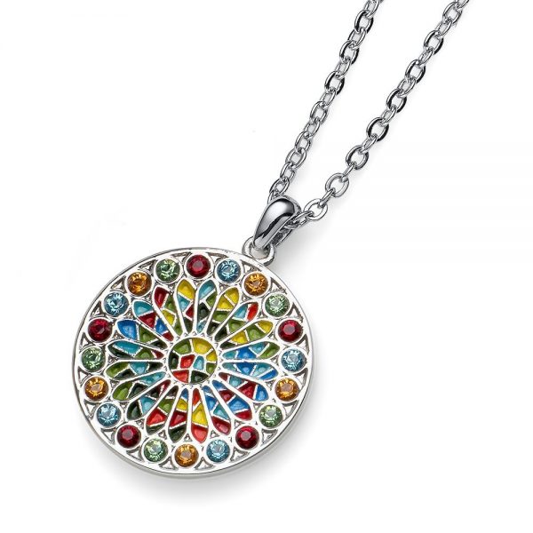 Colgante Vida small rodio multi