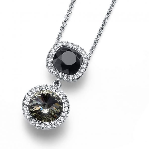 Pendant Port bl. diamond / jet