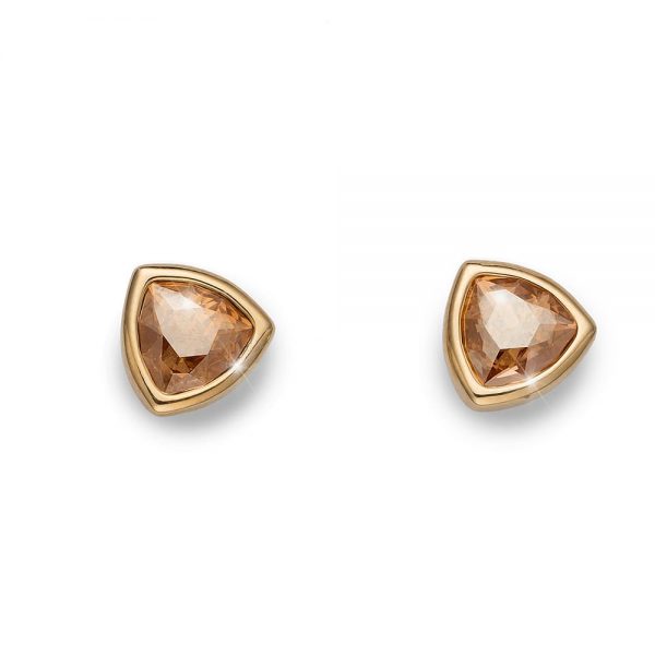Pendientes Trilli dorado golden shadow