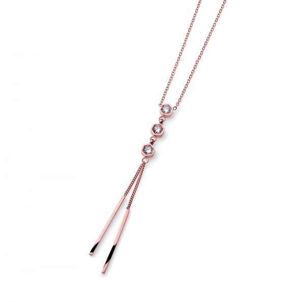 Colgante Proof Steel CZ rosegold