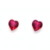 Post earring Little Heart lt. siam - Imagen 2